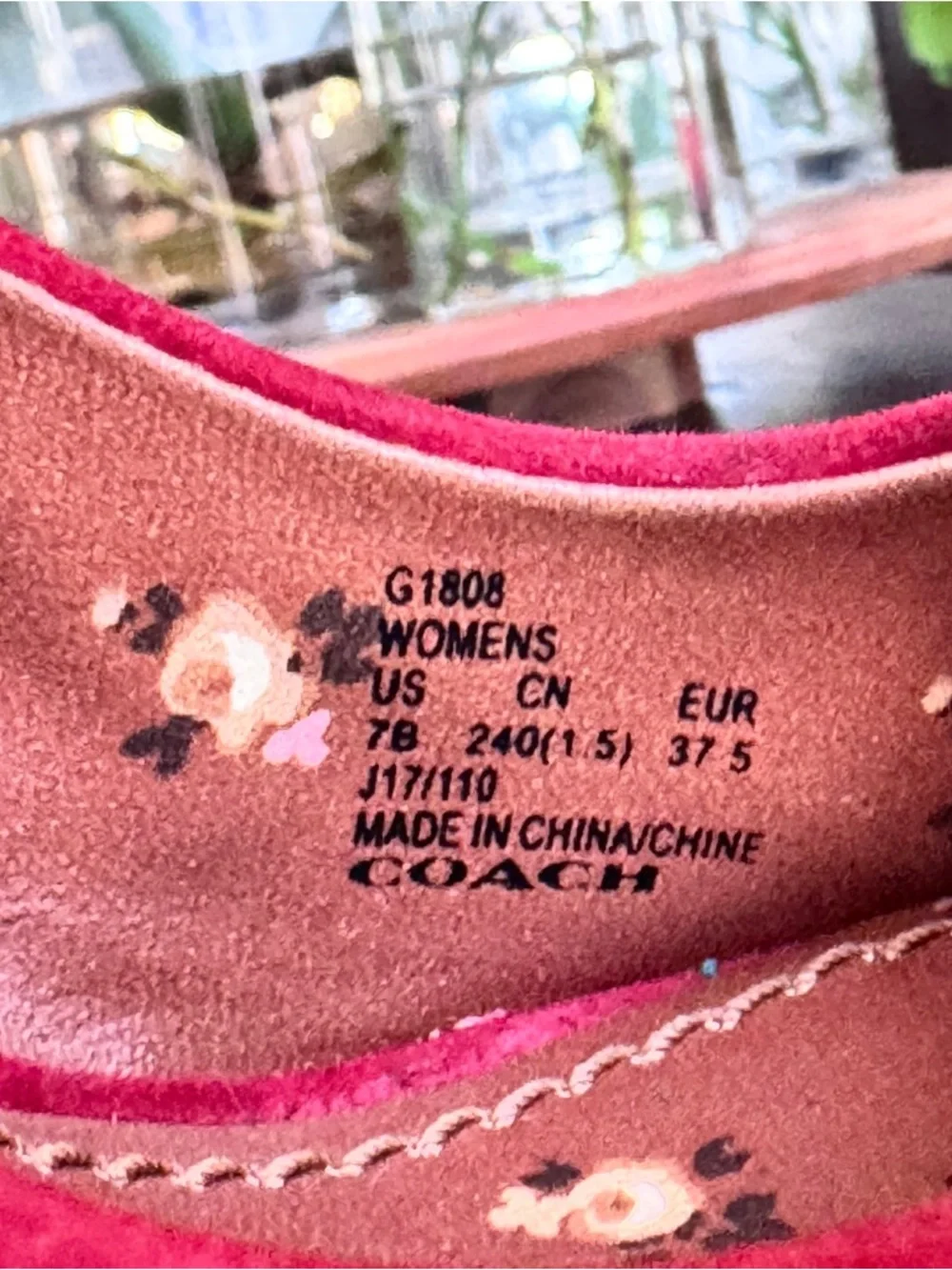 Coach Red Suede Heels - Picture 7 of 7